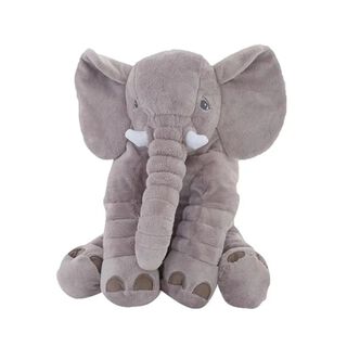 Peluche Elefante De Apego Para Bebes 40cms  Gris,hi-res