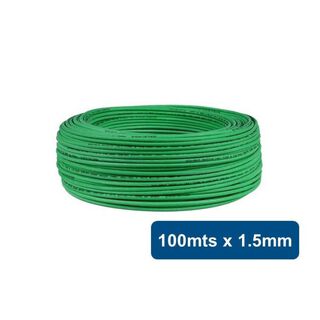 Cable Eva H07z1-k 100mts 1.5mm Verde,hi-res