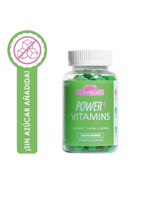 Power Vitamins - Energía Para Quema De Grasa - Gumi Bears Sabor Manzana,hi-res