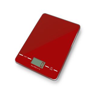 Pesa Gramera De Cocina Digital Capacidad 5kg Color Rojo - Puntostore,hi-res