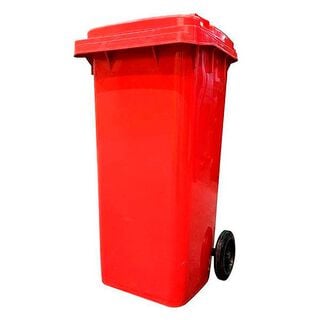 Contenedor de basura 360 Litros Color Rojo,hi-res