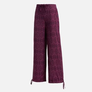 Pantalon Mujer Jipon Print Burdeo Haka Honu,hi-res