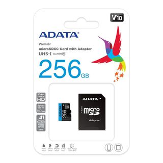 Tarjeta Memoria Micro SD XC 256 GB Adata,hi-res