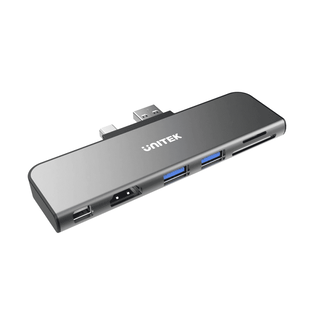 HUB Unitek 6 en 1 para Surface Pro (HDMI, Mini DPort, USB 3.1, MicroSD),hi-res