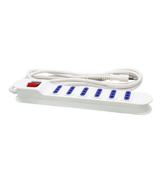 EXTENSION MULTIPLE SWITCH XT53 6 POS 3MTS BLANCO,hi-res