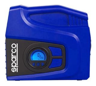 Compresor de aire con batería portátil Sparco Azul,hi-res