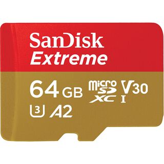 Tarjeta De Memoria Extreme 64 GB MicroSDXC UHS-I Clase 10,hi-res