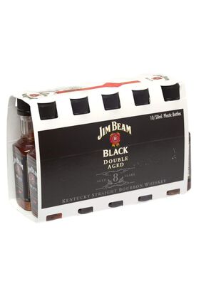 10 Jim Beam Black, Bourbon (50 ml),hi-res