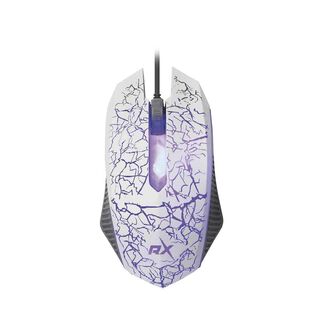 Mouse Gamer Usb Retroiluminado Diseño Color Blanco - Ps,hi-res