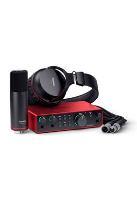 Pack de audio Focusrite Studio Scarlett 2i2 4th generación,hi-res