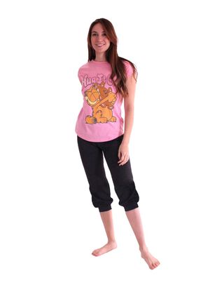 Pijama Mujer Algodón Garfield,hi-res
