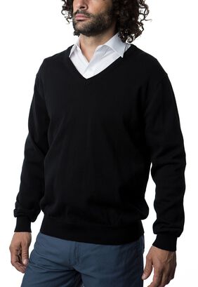 Sweater Clásico Cuello V,hi-res