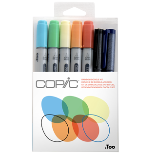 COPIC Ciao Doodle Kit: Rainbow (7 Lápices),hi-res