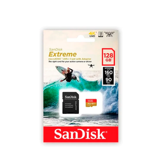 TARJETA MICRO SD SANDISK EXTREME 4K 128 GB CLASS 10 GN6AA,hi-res
