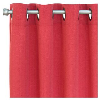 Set de cortinas 8 piezas (2 paños + 2 velos + 4 amarres) Rojo,hi-res