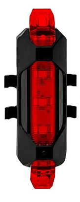 Luz LED Rojo Recargable para Bicicleta,hi-res