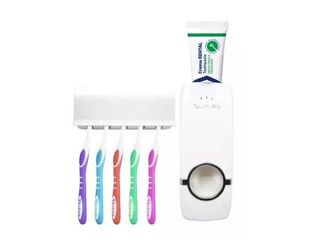 Dispensador para pasta de dientes y portacepillos,hi-res