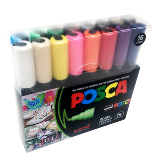 Pack 8 rotuladores Posca 1M - Colores básicos - Three Feelings