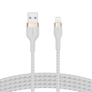 Cable Lightning a USB-A Belkin BOOSTCHARGE PRO Flex de 1 m - Blanco,hi-res