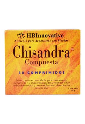 Energizante - Chisandra X 30 Comprimidos,hi-res