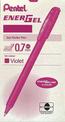 Roller Energel Lapiz Gel Pentel Makkuro 0,7mm Violet - 12u,hi-res