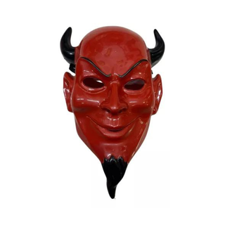 Máscara De Halloween Diablito Screams Complemento Disfraz,hi-res