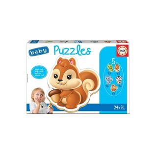 Puzzle Infantil 3 A 5 Piezas Diseño 5 Animales - PS,hi-res