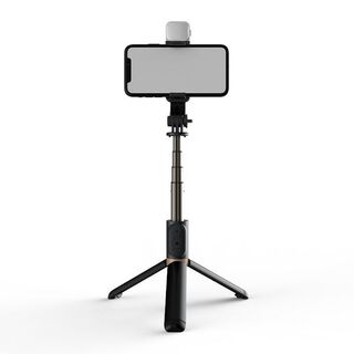 Palo selfie, trípode y soporte de 107 cm para teléfono, accesorio portátil  para celular con control remoto inalámbrico para iPhone 11, 12 Pro, XR