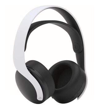 Audífonos gamer inalámbricos PlayStation Pulse 3D blanco y negro,hi-res