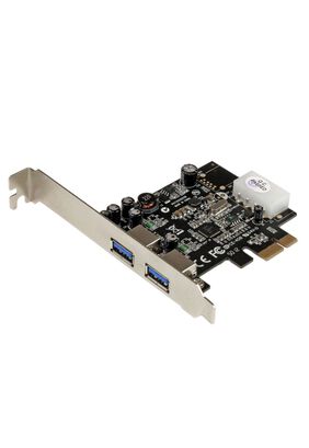 Tarjeta PCI Express 2 Puertos USB 3.0 con Molex y UASP,hi-res