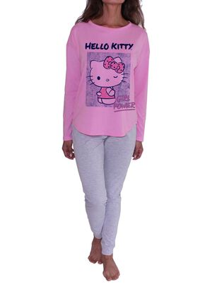 Pijama Mujer Algodón  Estampado Hello Kitty,hi-res