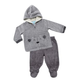 Conjunto De Plush Grey Bear Para Bebé ,hi-res