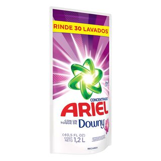 Detergente Líquido Concentrado Ariel con Toque de Downy 1.2L,hi-res