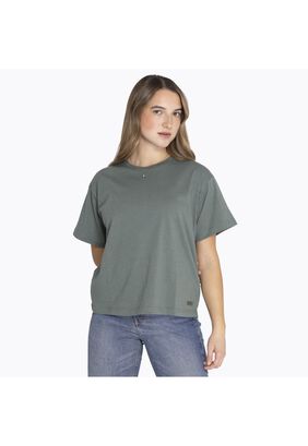 Polera M/C T-Shirt Short Sleeve Verde Mujer,hi-res