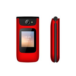 Telefono Senior Introtech 4G Clamshell Rojo,hi-res