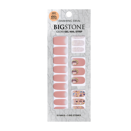 Big Stone Gloss Gel Nail Strip: GVP115B,hi-res