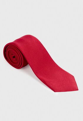 Corbata hombre Formal Executive Seda Rojo ,hi-res