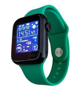 Reloj Smart Watch Inteligente Serie 6 Verde,hi-res