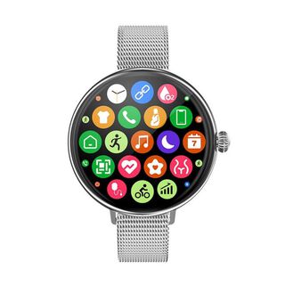 Reloj inteligente Smartwatch UP9 plateado metal,hi-res