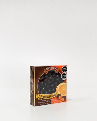 Delicias turcas sabor a naranja cubierta en chocolate bitter Koska 220 G.,hi-res