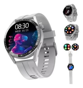 Reloj Wh-8 Inteligente Smartwatch Gris / Realiza Llamadas,hi-res