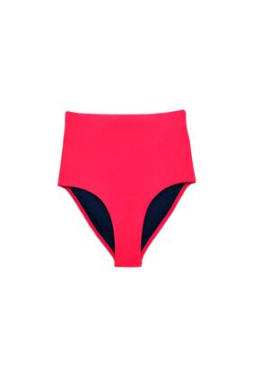 Bikini calzón tiro alto color rojo,hi-res