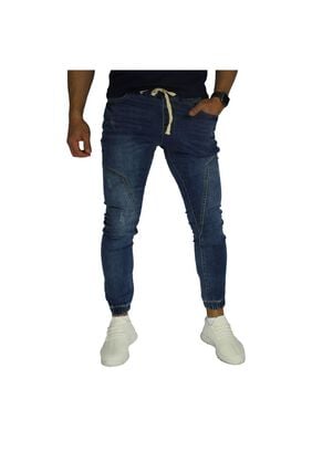 Joggers Jeans Súper Slim Azul   ,hi-res