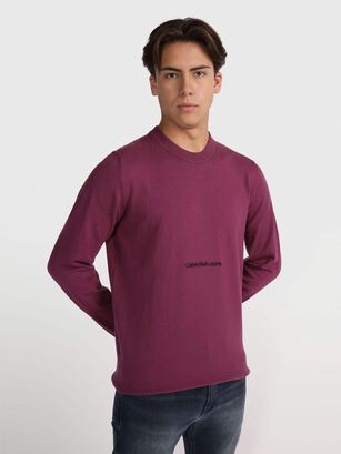 Sweater Institutional Essential Morado Calvin Klein,hi-res