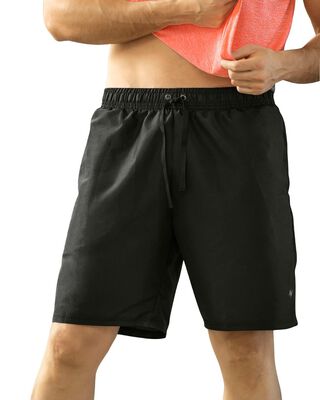 Traje de baño hombre deportiva con acabado antifluidos y bolsillos funcionales 518014N Negro,hi-res