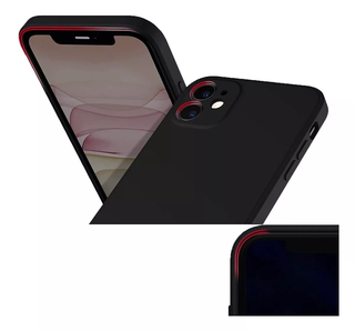 Carcasa Para iPhone ( 13 Pro Max ) Silicona Slim Negro,hi-res