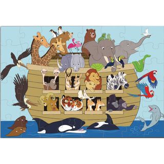 Puzzle Jumbo Infantil 48 piezas El Arca de Noe,hi-res