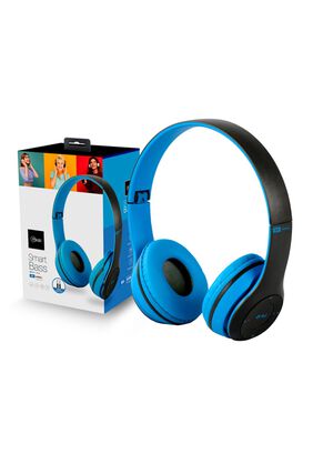 Audífonos Over Ear Smart Bass Bluetooth Mlab Azul,hi-res