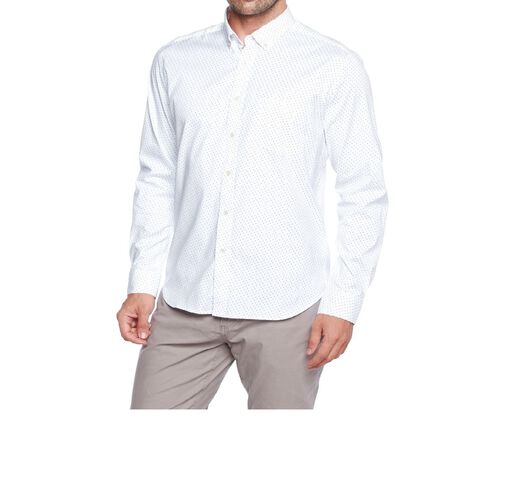 Último papelería Infrarrojo Camisa. Blanca. con Diseño- - Camisas y Guayaberas | Paris.cl