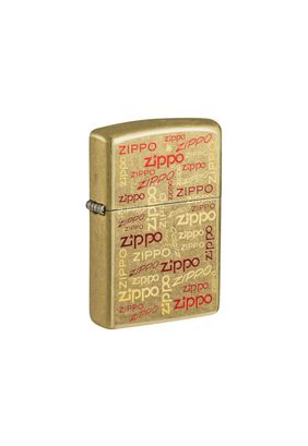 Encendedor Zippo Logos Design Dorado ZP48703,hi-res